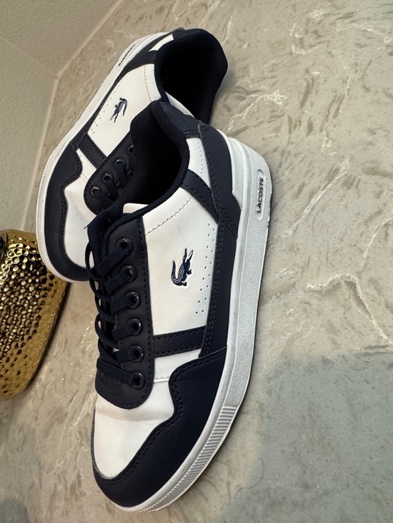 Lacoste Other - Lacoste Men’s Low-Top Sneakers in White & Navy